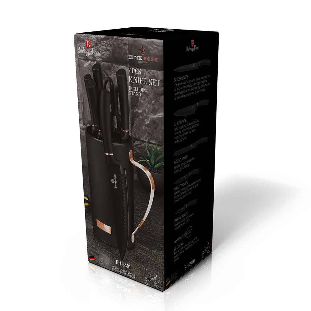 7-Piece Knife Set with Mobile Stand